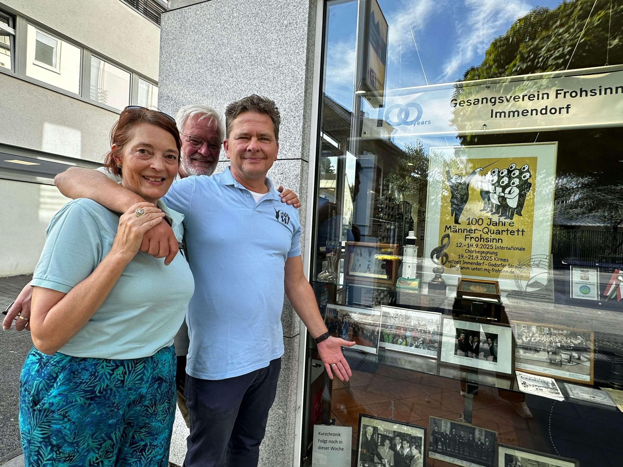 Ein Jahrhundert: Männer-Quartett Frohsinn Immendorf zelebriert Jubiläum mit internationalem Flair