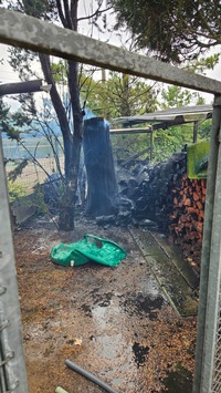 FW-Schermbeck: Garagenbrand