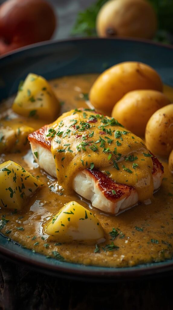 Rezept: Einfache Senfsoße zu Fisch
