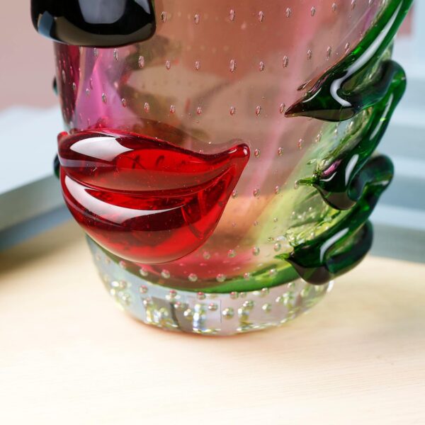Kunst-Vase Picasso im Murano Stil - Made in Italy – Bild 4