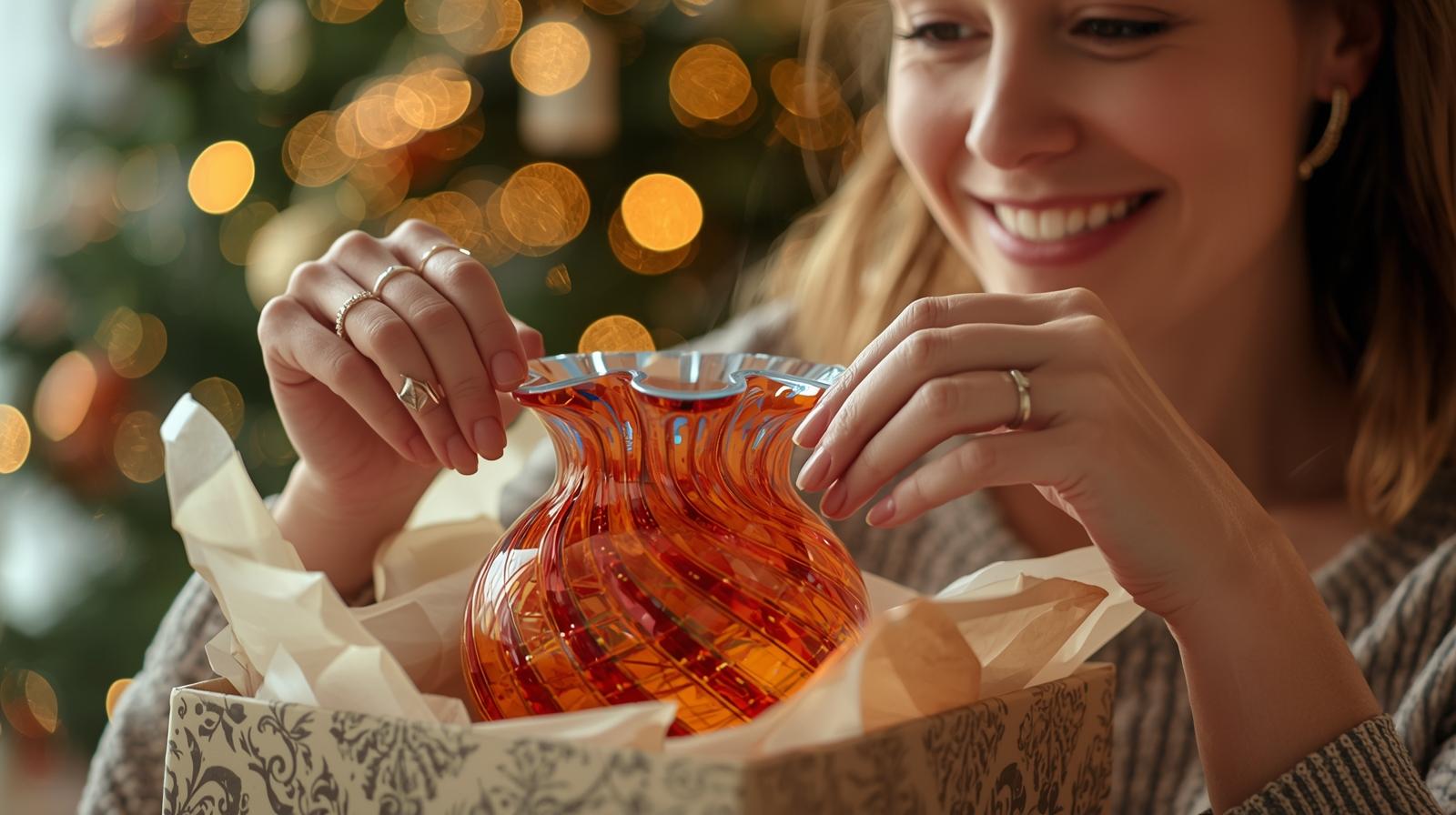Kunstvolle Murano Art Vase