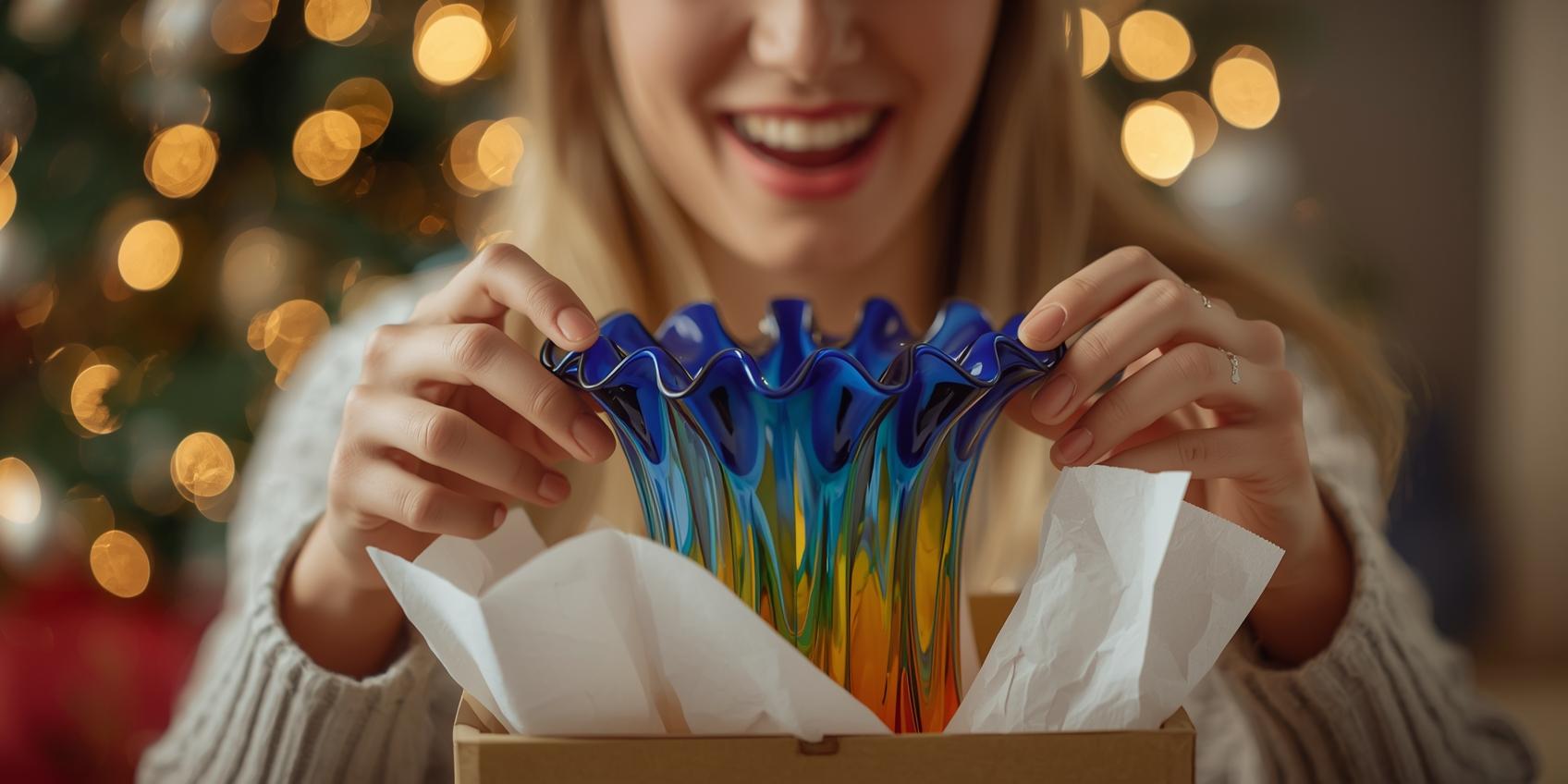 Elegante Murano Art Vase