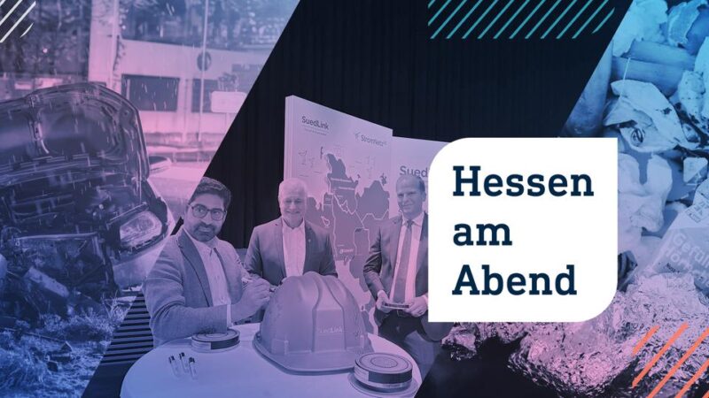 Hessen am Abend: Südlink-Bau beginnt und Biotonnen werden unter die Lupe genommen