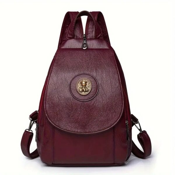 Eleganter Damen-Rucksack im Retro-Stil – Vielseitig und Kompakt – Bild 5