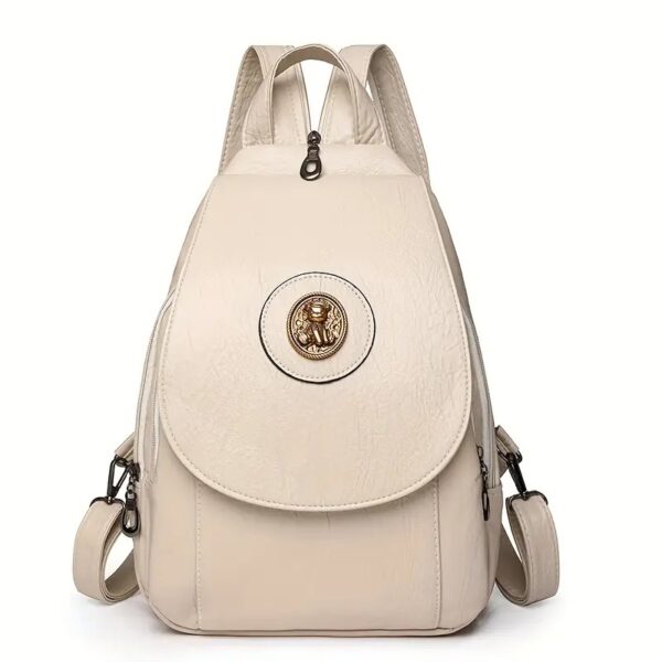 Eleganter Damen-Rucksack im Retro-Stil – Vielseitig und Kompakt – Bild 6