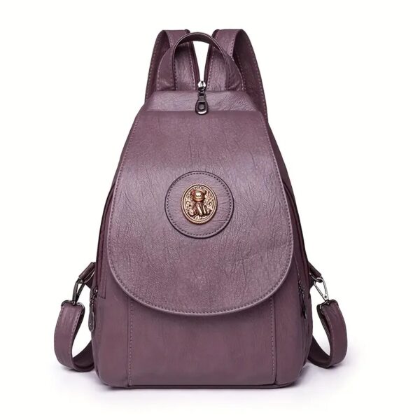 Eleganter Damen-Rucksack im Retro-Stil – Vielseitig und Kompakt – Bild 7