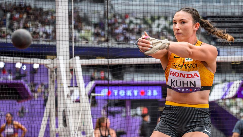 Leichtathletik-WM in Tokio: Hammerwerferinnen Aileen Kuhn „muss sich nicht verstecken“