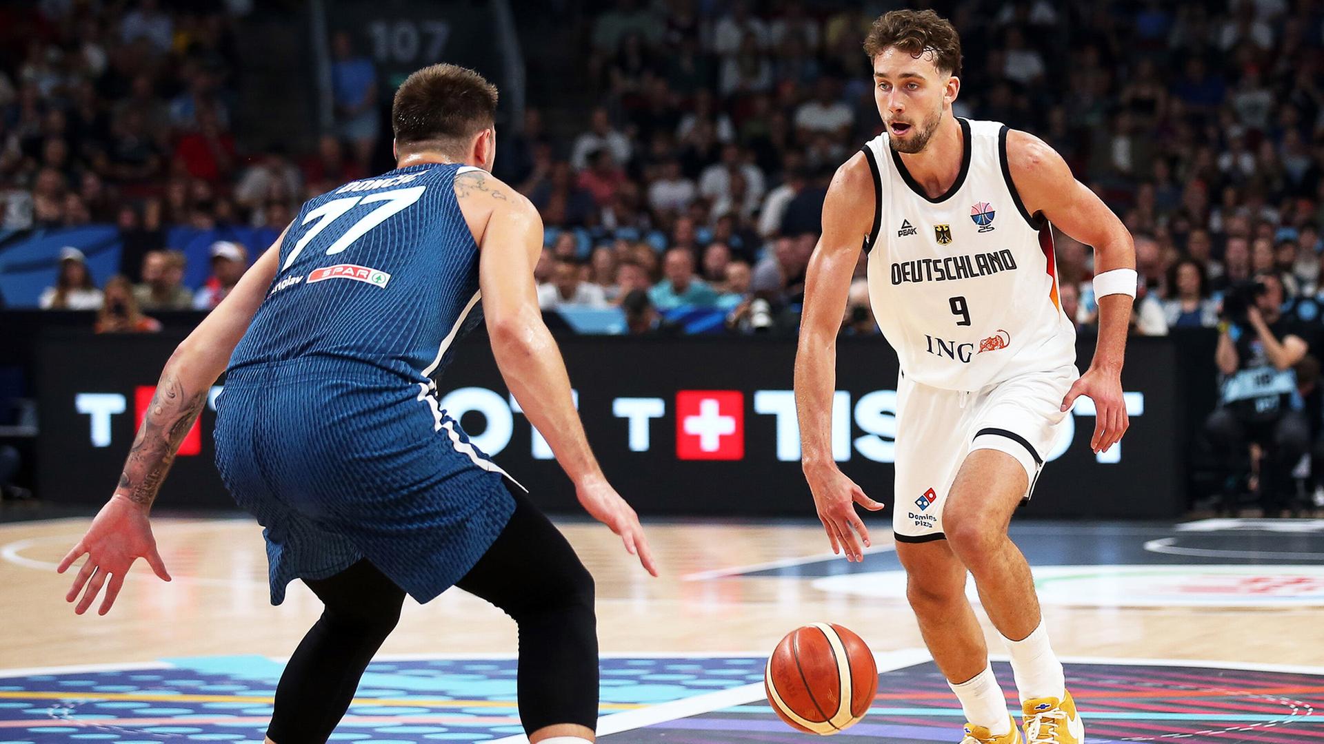 Partie gegen Slowenien: Deutsche Basketballer nach Kraftakt im EM-Halbfinale