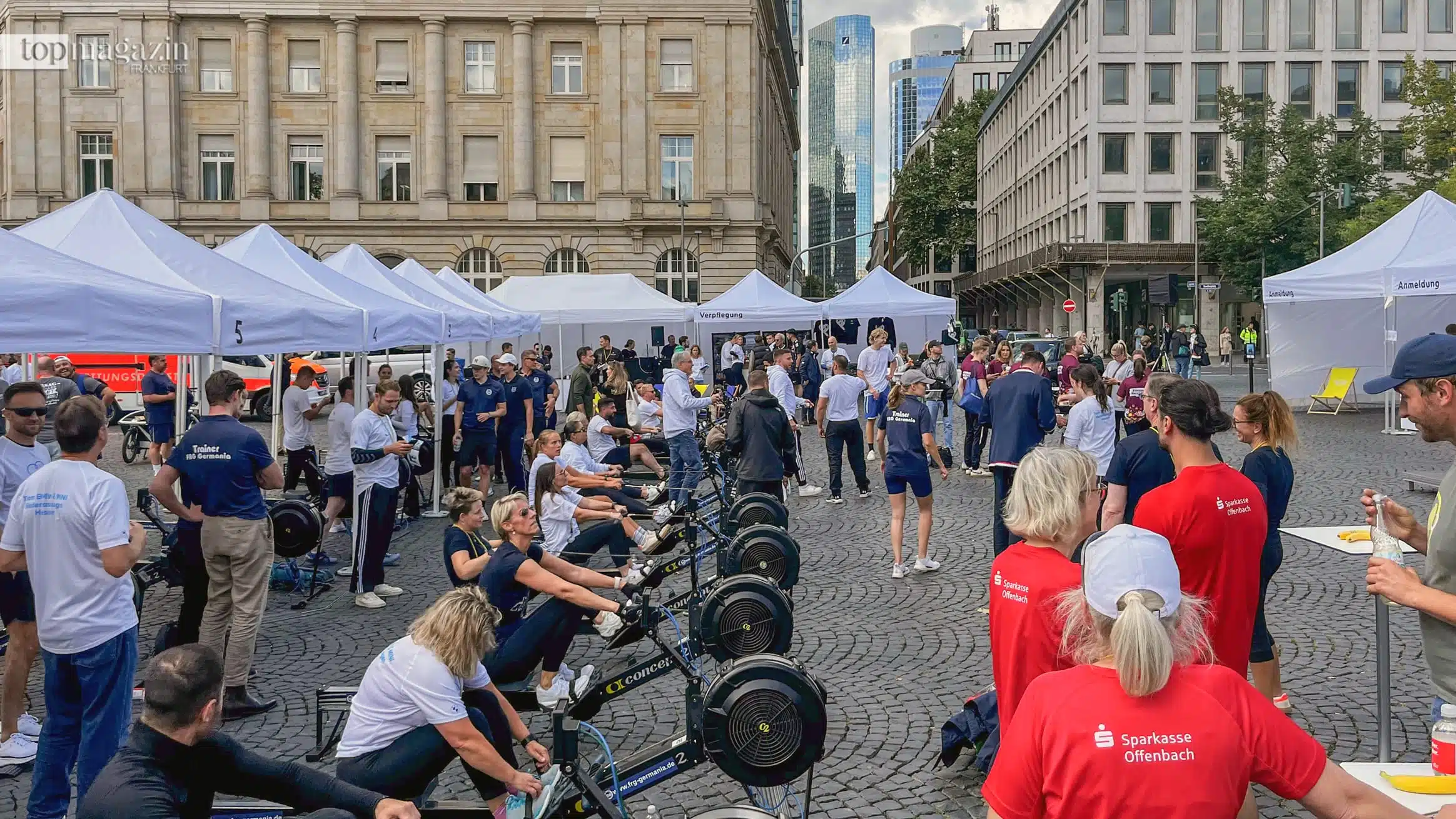 Rudern für den guten Zweck: Frankfurter Stadtgesellschaft sammelt 27.000 Euro