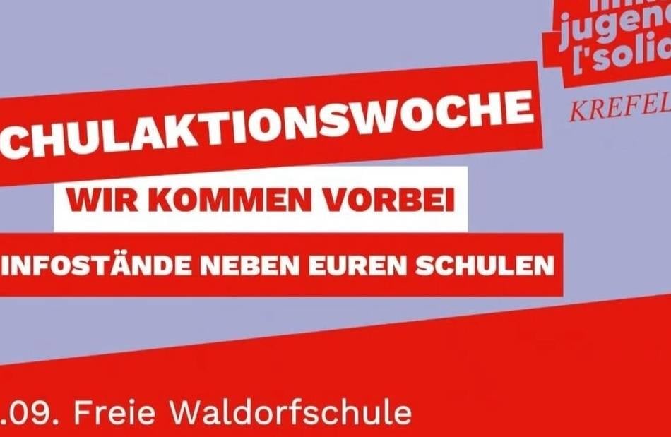 Politik in Krefeld: Ordnungsdienst beendet „Schulaktionswoche“ der linken Jugend