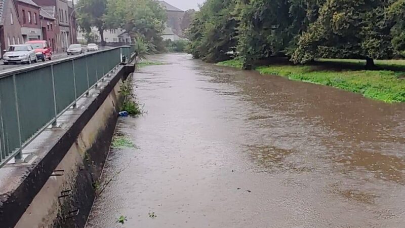 Grevenbroich im Hochwasser-Modus: Dauerregen lässt Erft-Pegel massiv steigen – Gefahr nun offenbar gebannt
