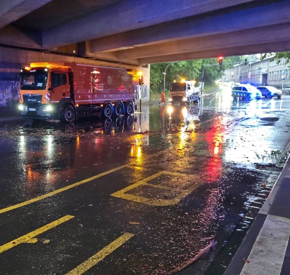 Tief „Walter“: Behörden geben zunächst Hochwasser-Entwarnung für Solingen