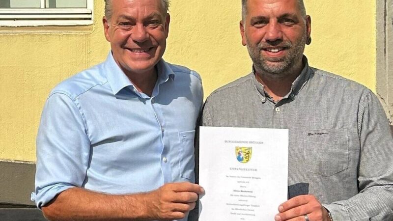 Heimatreporter: Zwei Neuwahlen und ein Dienstjubiläum