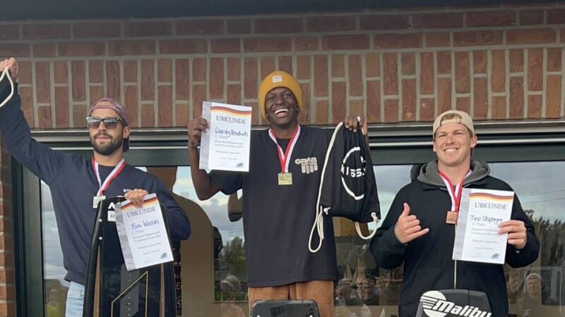 Deutsche Meisterschaft in Wakeboard Boot: Wanley Fendrich verteidigt Titel in Xanten