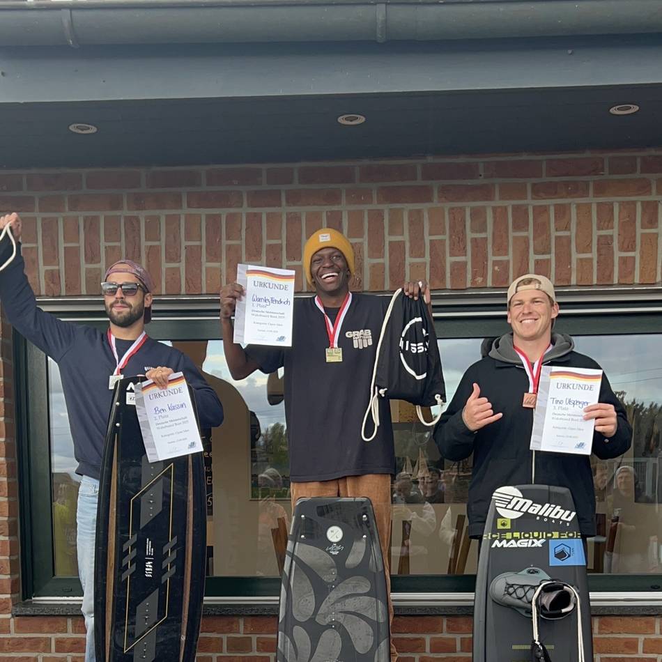 Deutsche Meisterschaft in Wakeboard Boot: Wanley Fendrich verteidigt Titel in Xanten