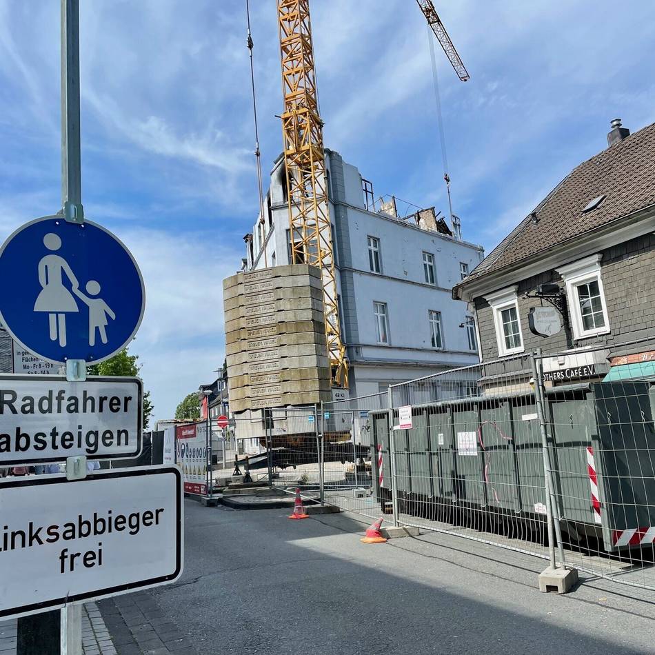 Nach dem Brand an der Oberen Waldstraße: Schwanen in Richtung Innenstadt ab Freitag wieder offen