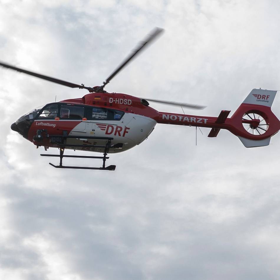 Einsatz in Straelen: Rettungshubschrauber landet auf SV Straelen-Sportplatz