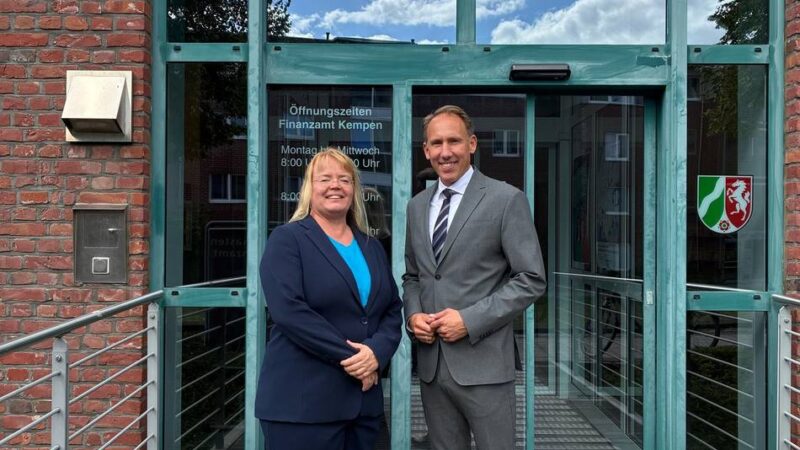 Leitungswechsel in Kempen: Finanzamt hat neue Leitung