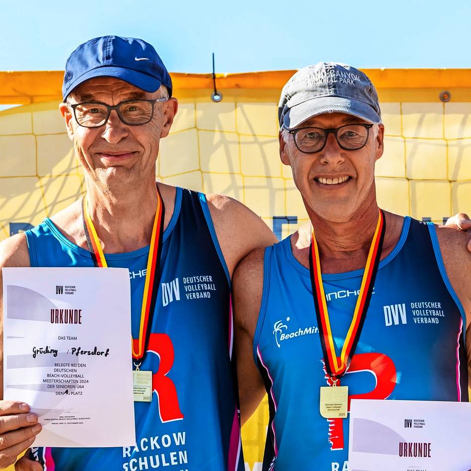 Finalkrimi in Berlin: HAT-Volleyballer Ingo Pfersdorf ist Deutscher Beach-Meister