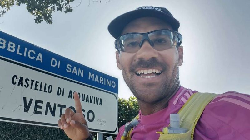 Trans-Europa-Lauf 2025: „Es ist vollbracht“ – Leroy Mabikounou ist in San Marino
