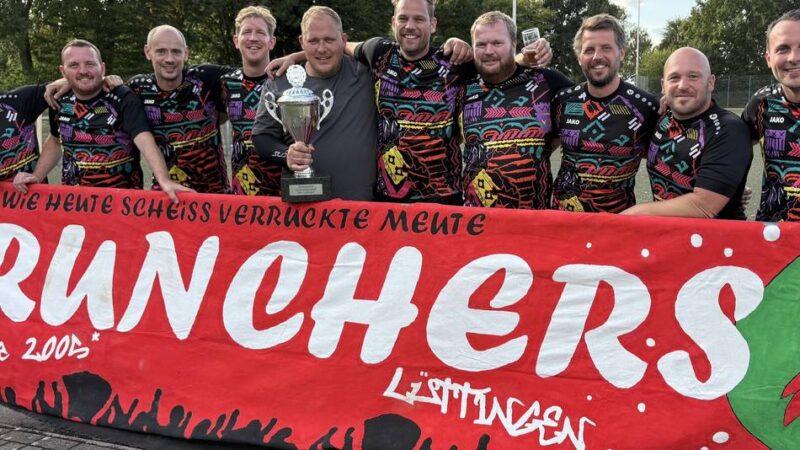 Turnier in Lüttingen: Crunchers LUE sind neuer Dorfmeister