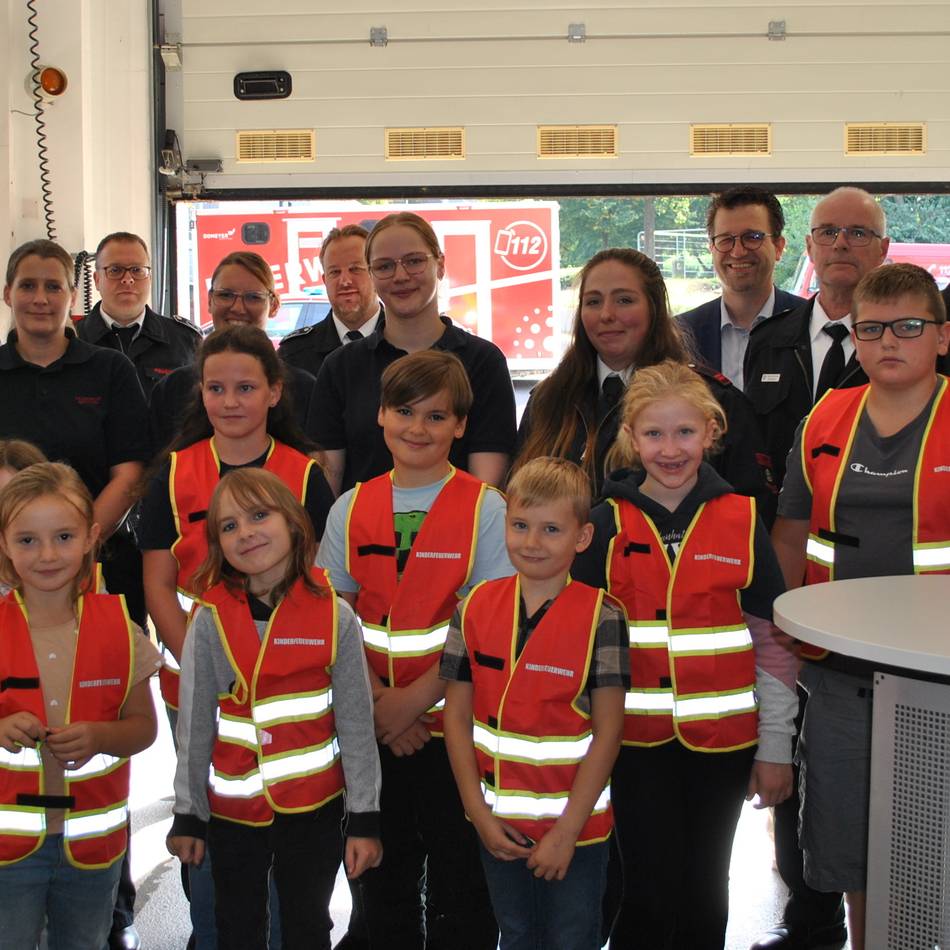 Gerätehaus Hinsbeck: Gründungsfeier der Kinderfeuerwehr Nettetal