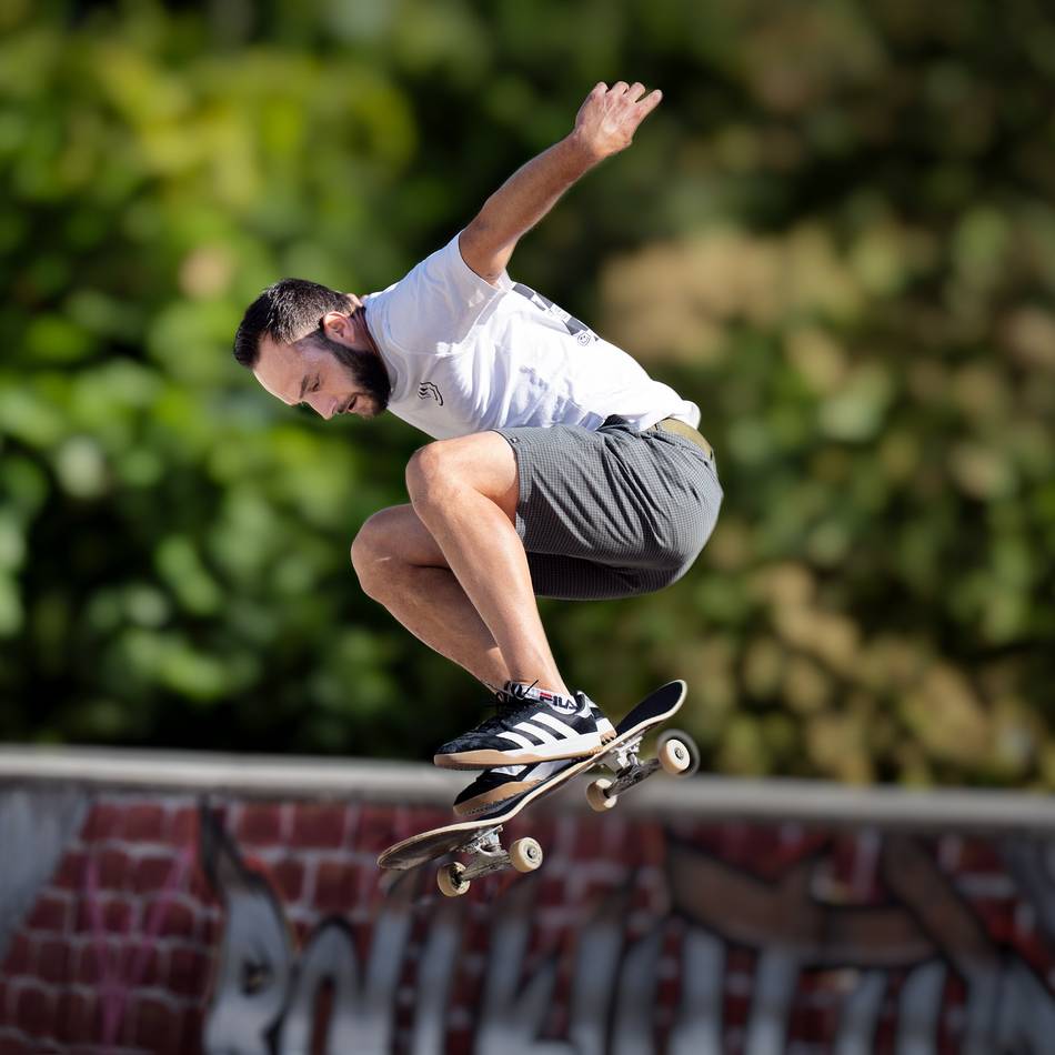 Monheimer Skateboardmeisterschaft: Marco Gottschalk ist der neue Stadtmeister