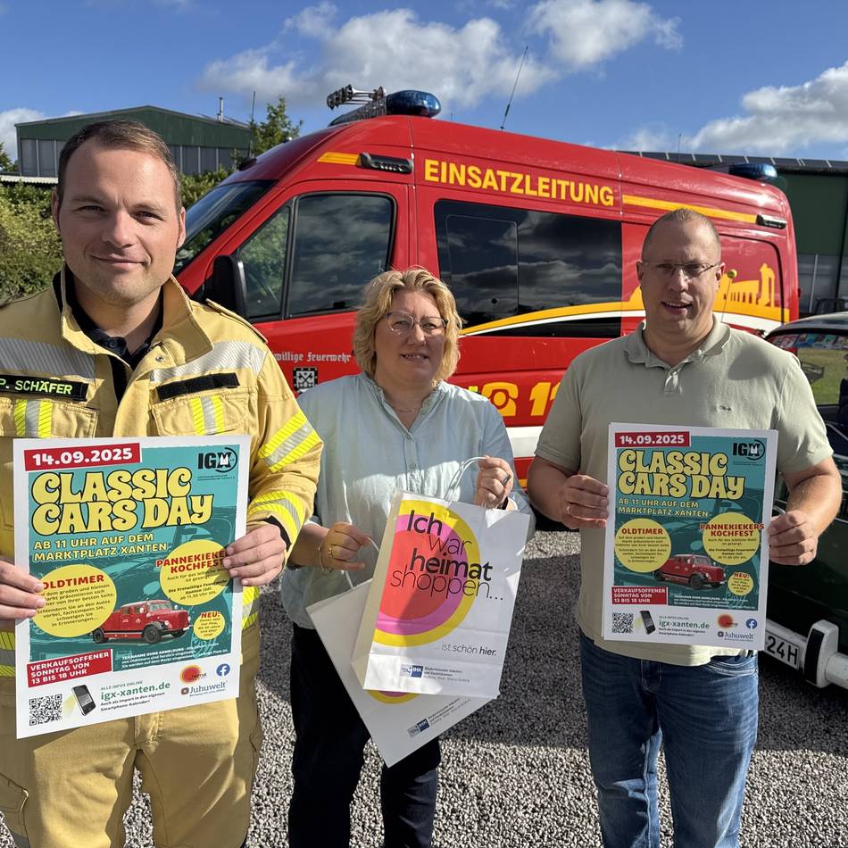 Classic Cars Day: Xantens Marktplatz wird wieder zum Oldtimer-Treffpunkt
