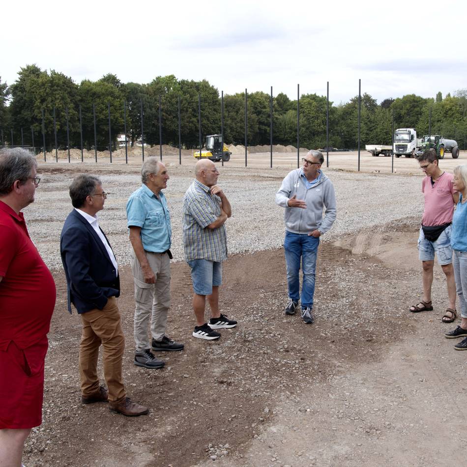 Umbau der Sportanlage im Rheinberger Norden: Es geht voran auf dem Borther Sportplatz