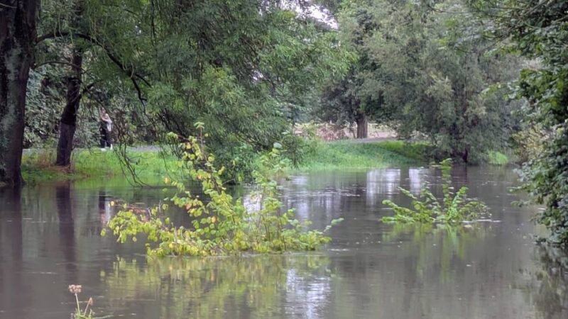 Bilanz nach Evakuierung des Grenzwegs in Neersen: Mehr als doppelt so viel Regen wie normalerweise im gesamten September