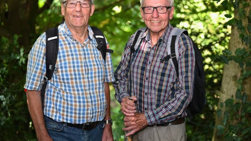 Hans Gerd Langguth und Walter Sieper aus Hückeswagen: Freunde und Wanderer fürs Leben