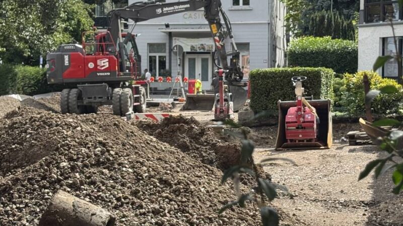 Straßensperrungen in Krefeld-Uerdingen: KBK gestaltet Kronenstraße und Casinogasse neu