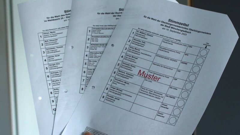 Kommunalwahl 2025 in Mönchengladbach: Das müssen Sie zur Wahl am Sonntag wissen