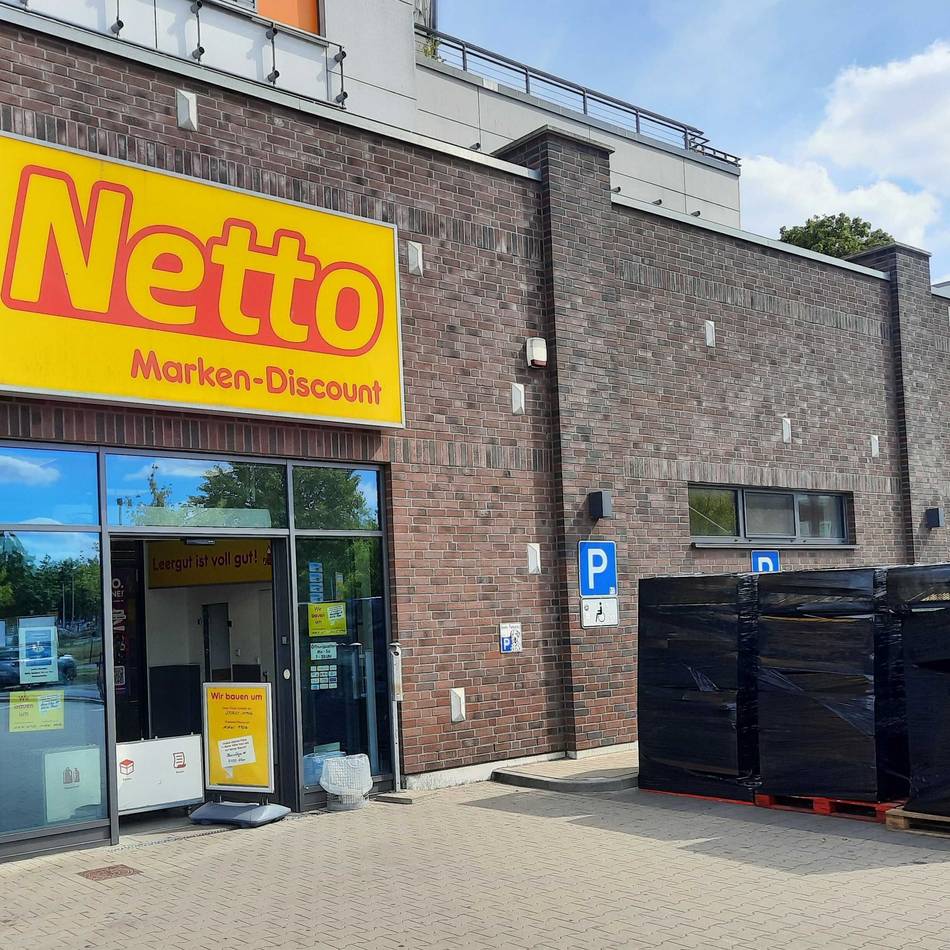 Nahe der Hochschule: So laufen die Arbeiten bei Netto an der Wiesenstraße in Kleve