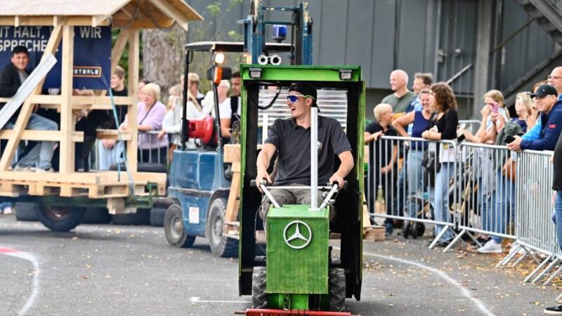 Jugendbildungsstätte in Radevormwald: Erfolgreiches Palettenrennen zum Sommerfest