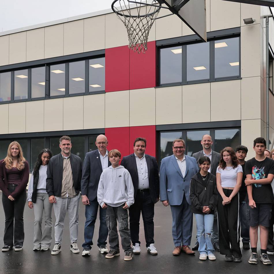 Neubau in Krefeld: Die Gesamtschule Uerdingen ist jetzt endlich baulich komplett