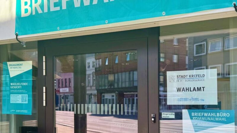 OB-Stichwahl in Krefeld: Ab 18. September kann gewählt werden – per Brief