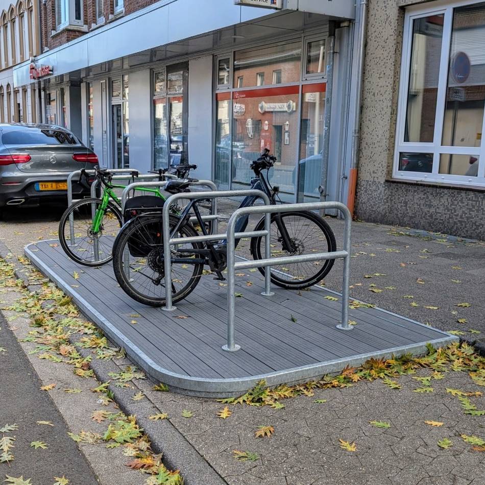 Abstellen von Fahrrädern: „Fahrradflunder“ in Kaldenkirchen aufgestellt
