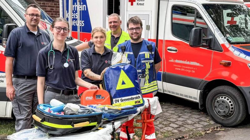 Sanitätsdienst in der Alten Feuerwache: Sie sind die stillen Helden beim Schützenfest in Grevenbroich