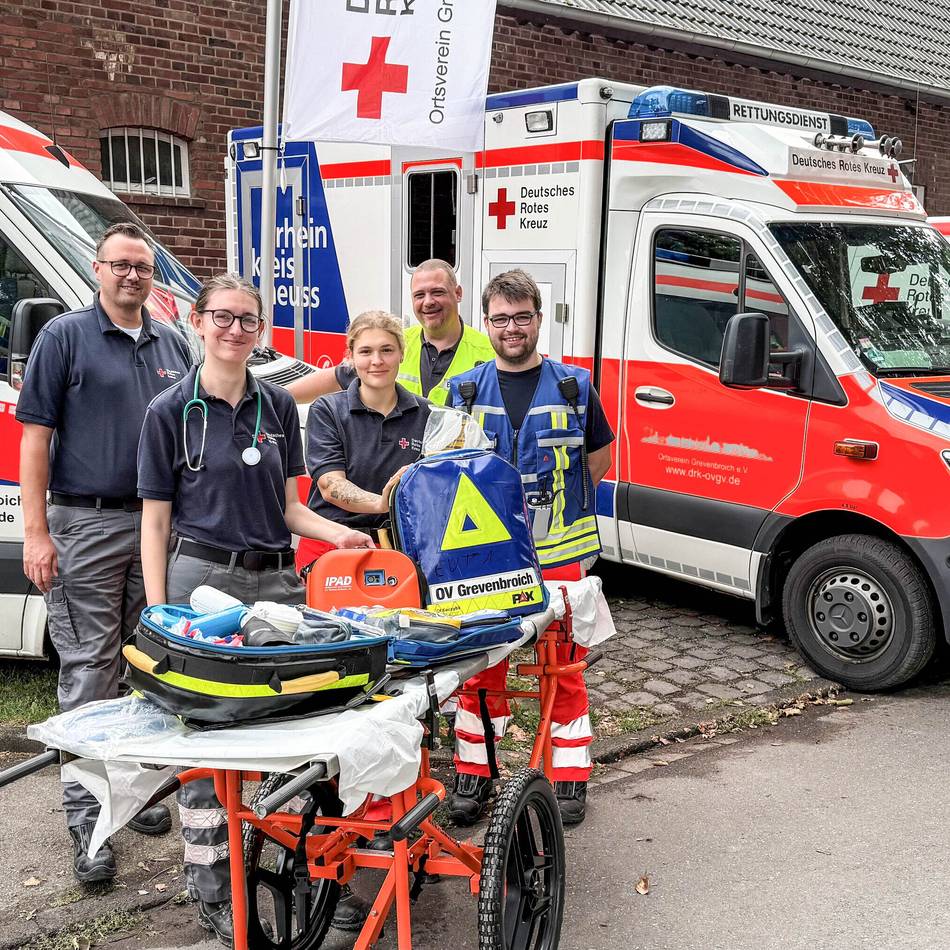 Sanitätsdienst in der Alten Feuerwache: Sie sind die stillen Helden beim Schützenfest in Grevenbroich