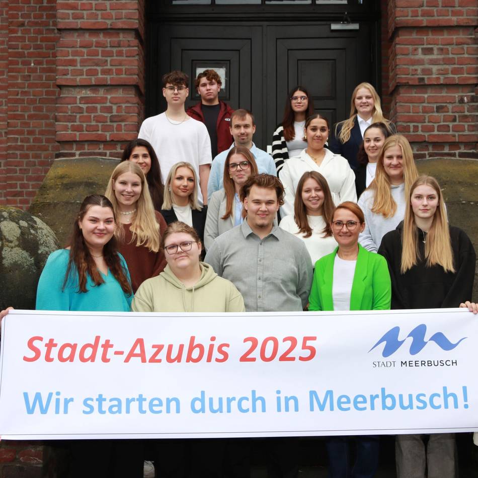 Arbeiten in Meerbusch: 18 junge Menschen starten ihre Ausbildung bei der Stadt