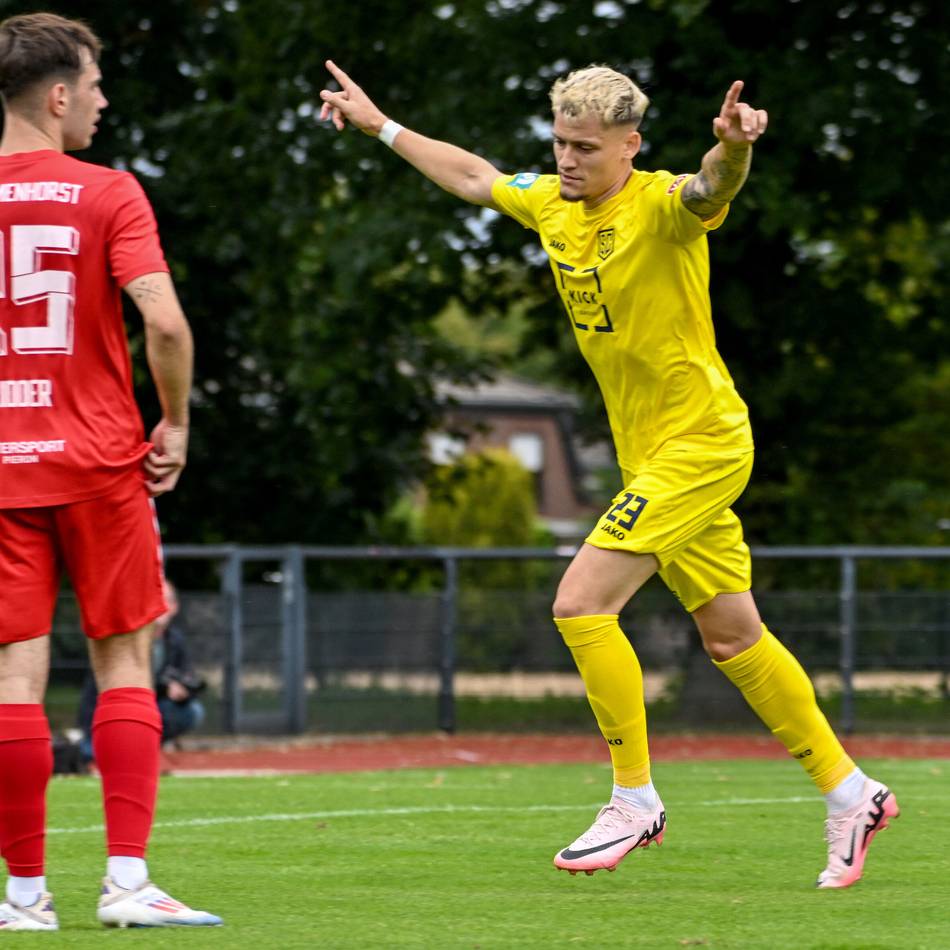 Vor dem Duell mit dem KFC Uerdingen: Verletzung von Mario Knops überschattet Pokalerfolg