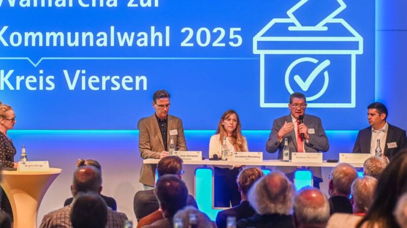 Wahlarena von IHK und Rheinischer Post: Ideen für die Wirtschaft im Kreis Viersen