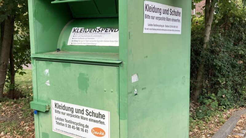 Second-Hand-Laden und Container: Wo Altkleider in Straelen entsorgt werden können
