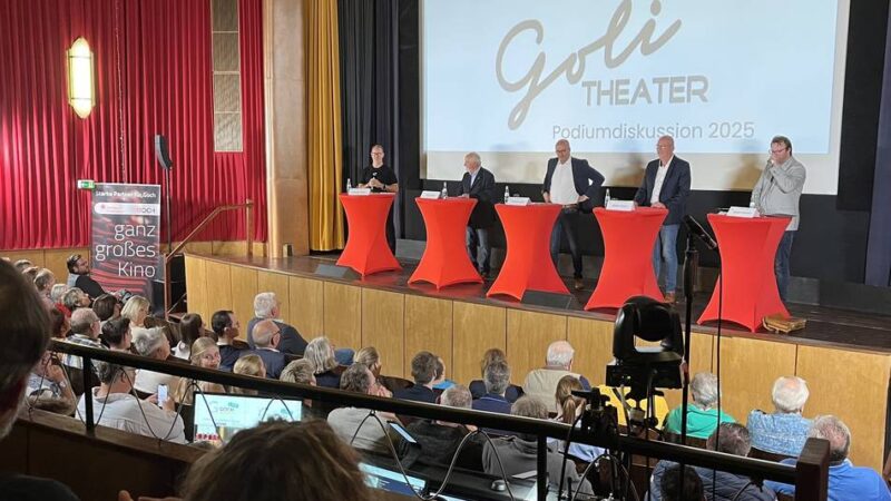Podiumsdiskussion in Goch: Volles Haus bei der Bürgermeister-Debatte im Kino