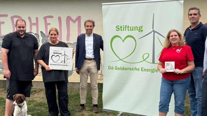 Stiftung „Dä Geldersche Energiewende“: Neue Auslaufwiese für das Gelderner Tierheim