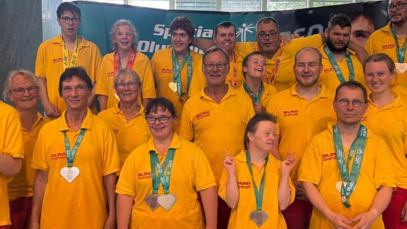 Special Olympics NRW: Grefrather Schwimmer holen Gold und Silber