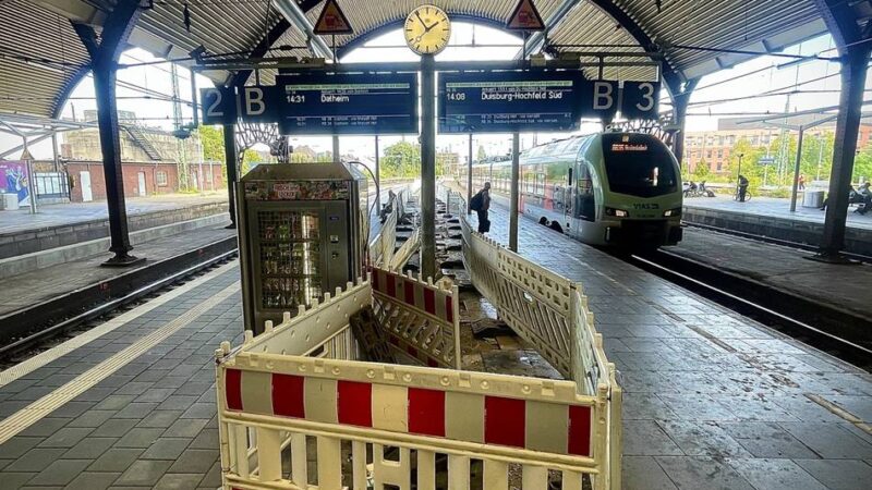 Millionenschweres Projekt: Weitere Bauarbeiten im Mönchengladbacher Hauptbahnhof – monatelange Sperrung