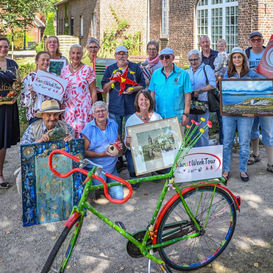 Kunstgenuss auf zwölf Kilometern: Kunstwerktour macht Kerken zur Galerie