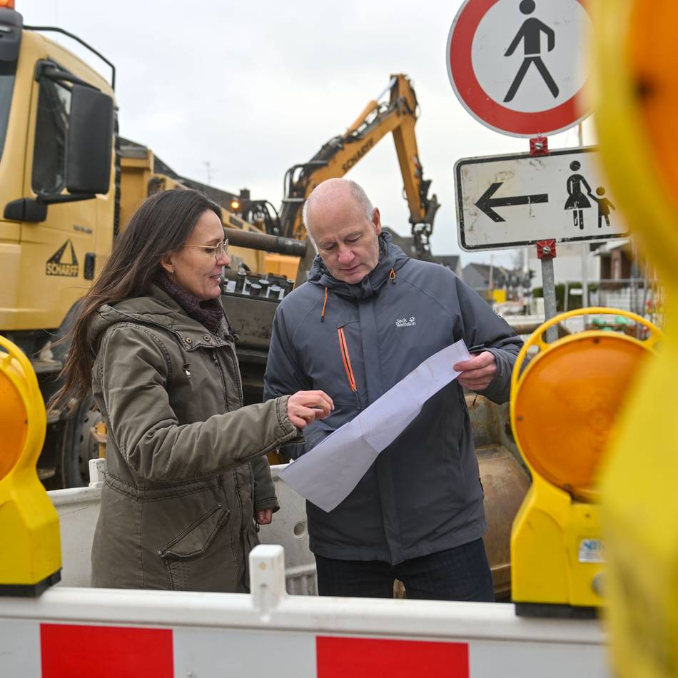 Großbaustelle in Moers: Bahnhofstraße wird bald zur Einbahnstraße